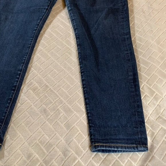 Banana Republic Womens 32 Denim Jeans Blue Skinny Ankle Dark Wash High Rise - Picture 4 of 11